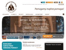 Tablet Screenshot of fundacja-kapucynska.org